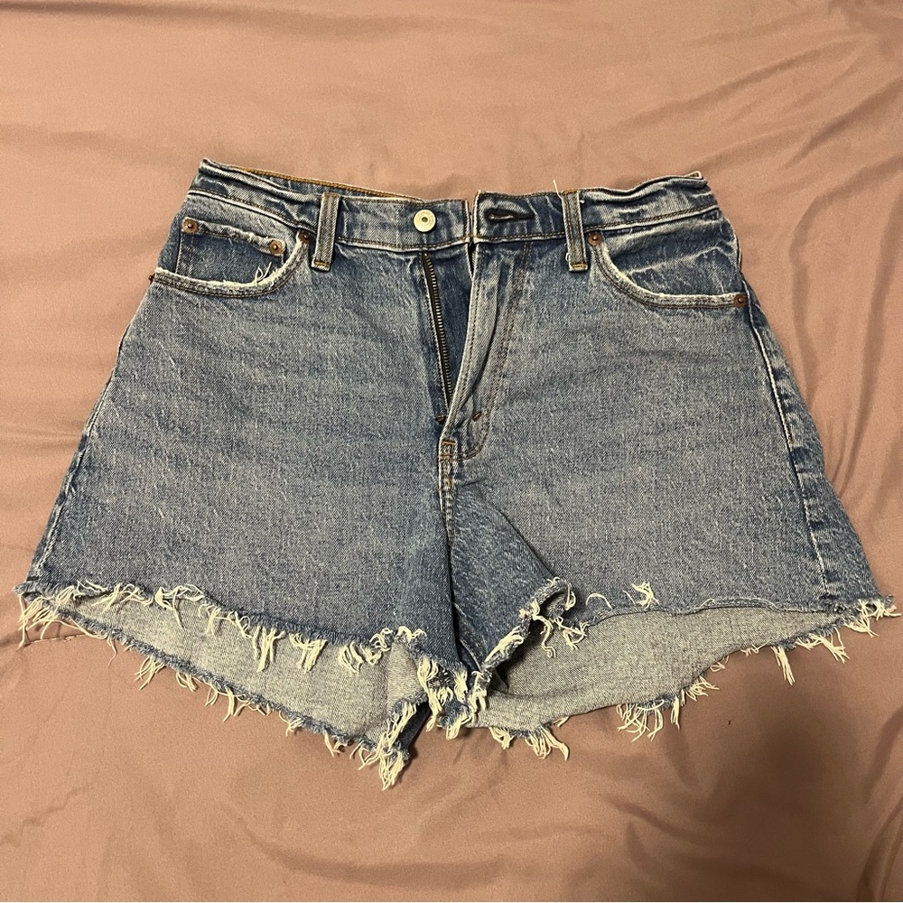 Abercrombie & Fitch Curve Love Jean Shorts